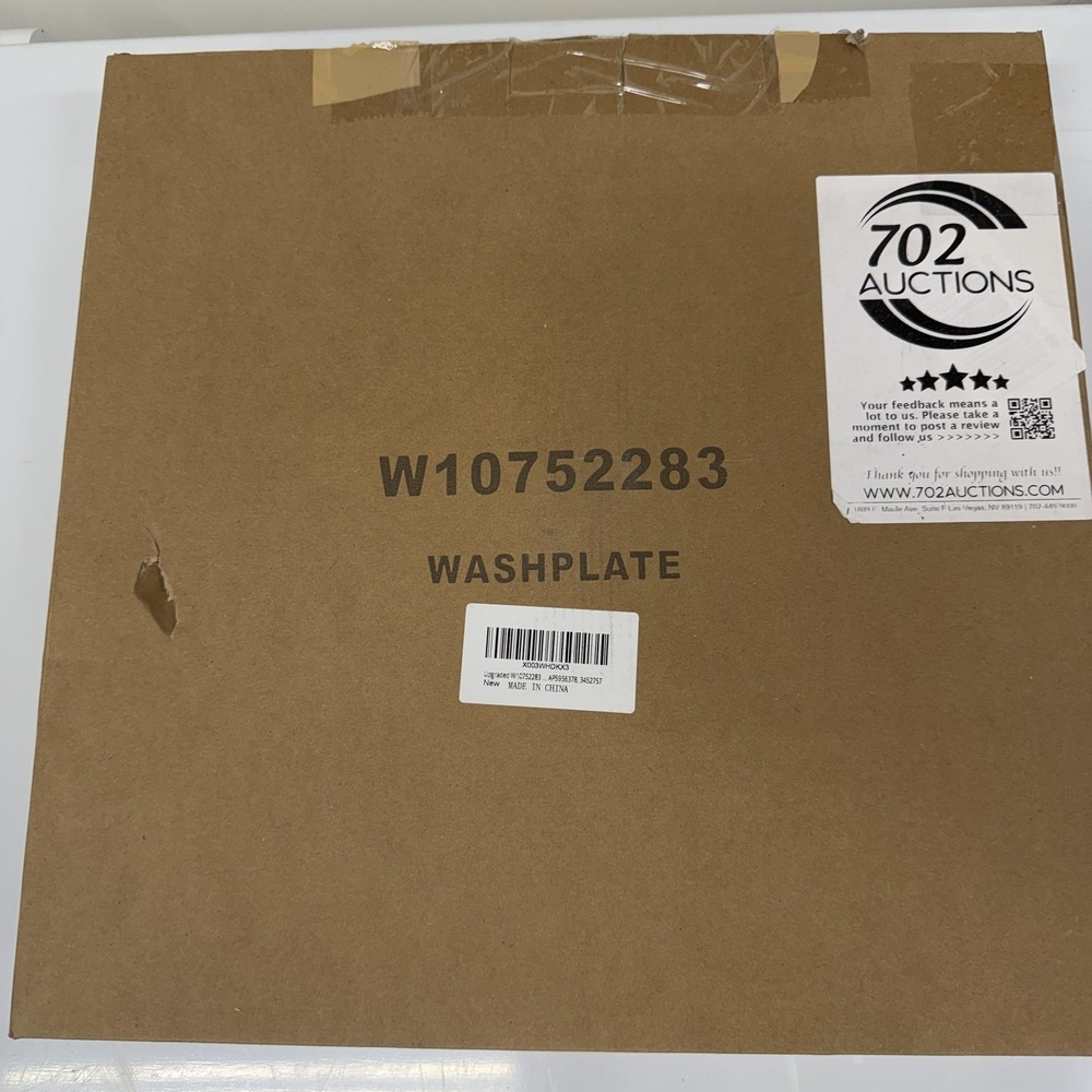 W10752283 Washer Washplate Impeller for‎ Whirlpool Maytag Kenmore + Bolt